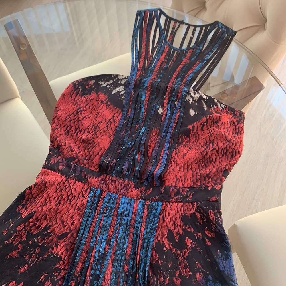 Snakeskin pattern dress
